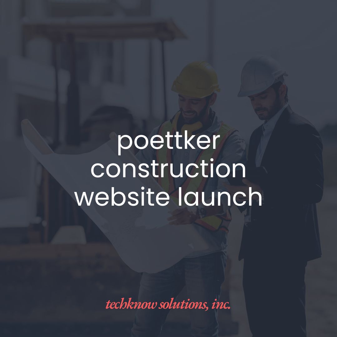 Poettker Construction Website Launch