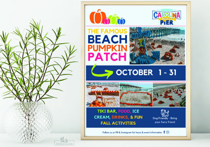 Carolina Beach- pumpkin patch Flyer Templates